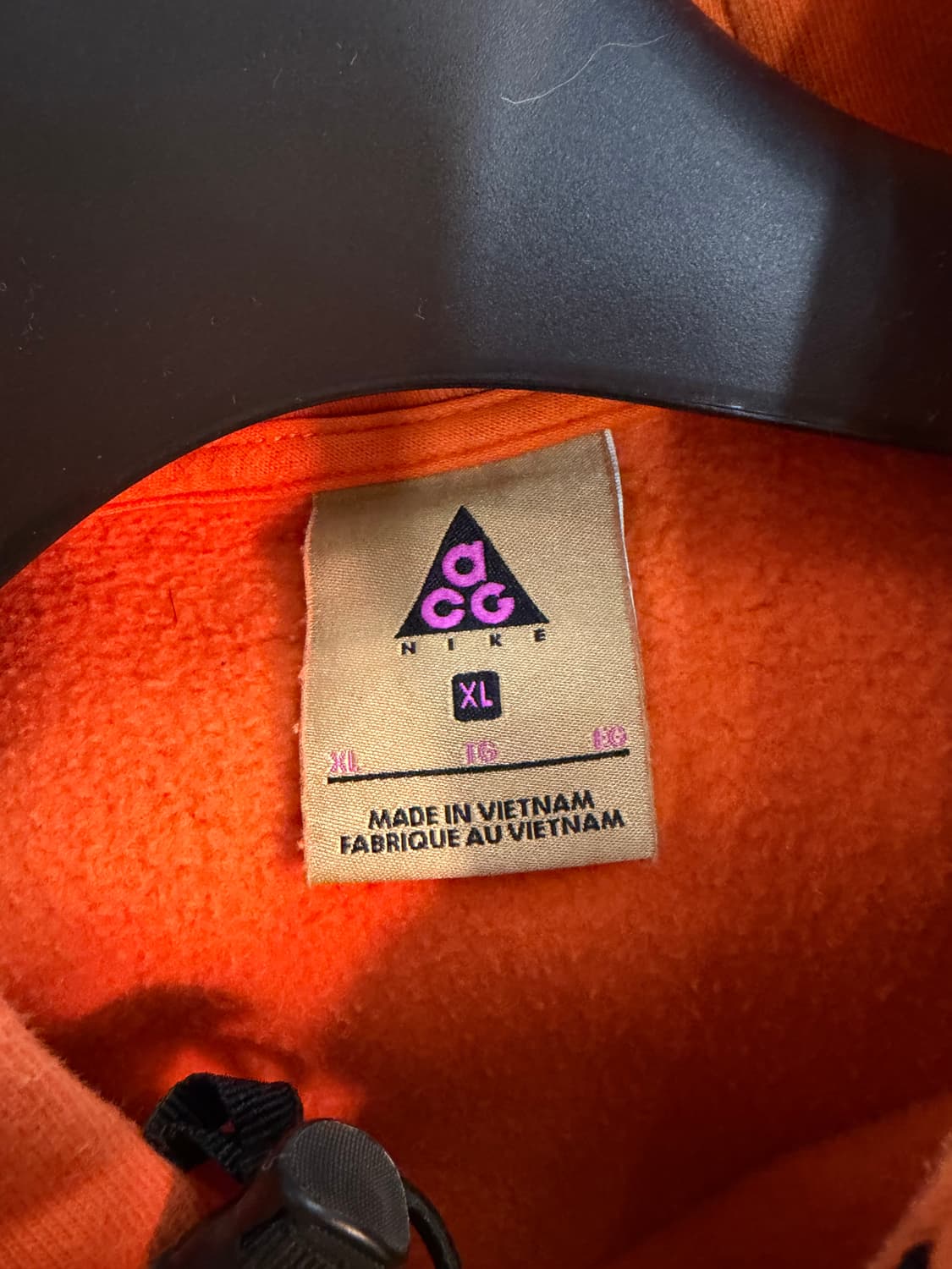 Nike ACG logo hoodie orange XL 상품이미지9