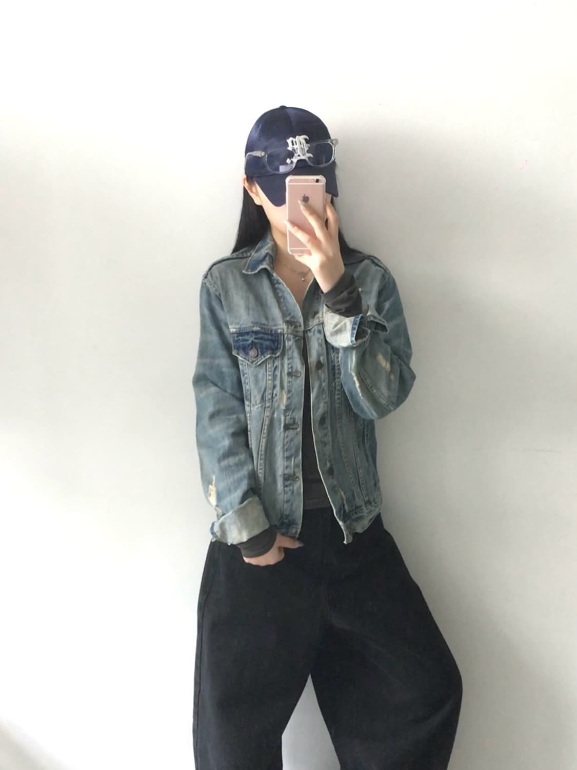 아베크롬비 데미지 워싱 데님자켓 상품이미지1