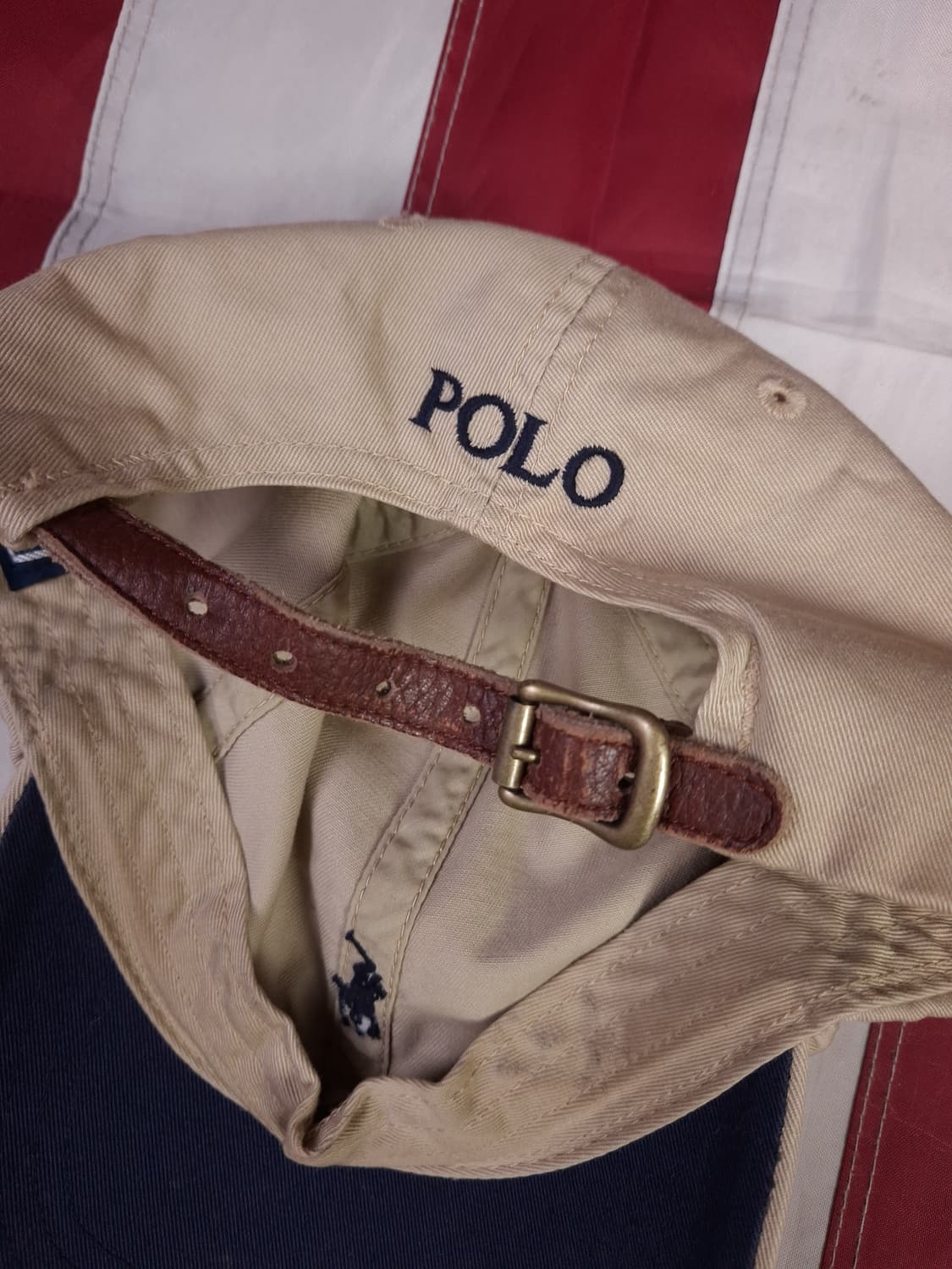 오리지날 랄프로렌폴로 베이지 볼캡 상품이미지2