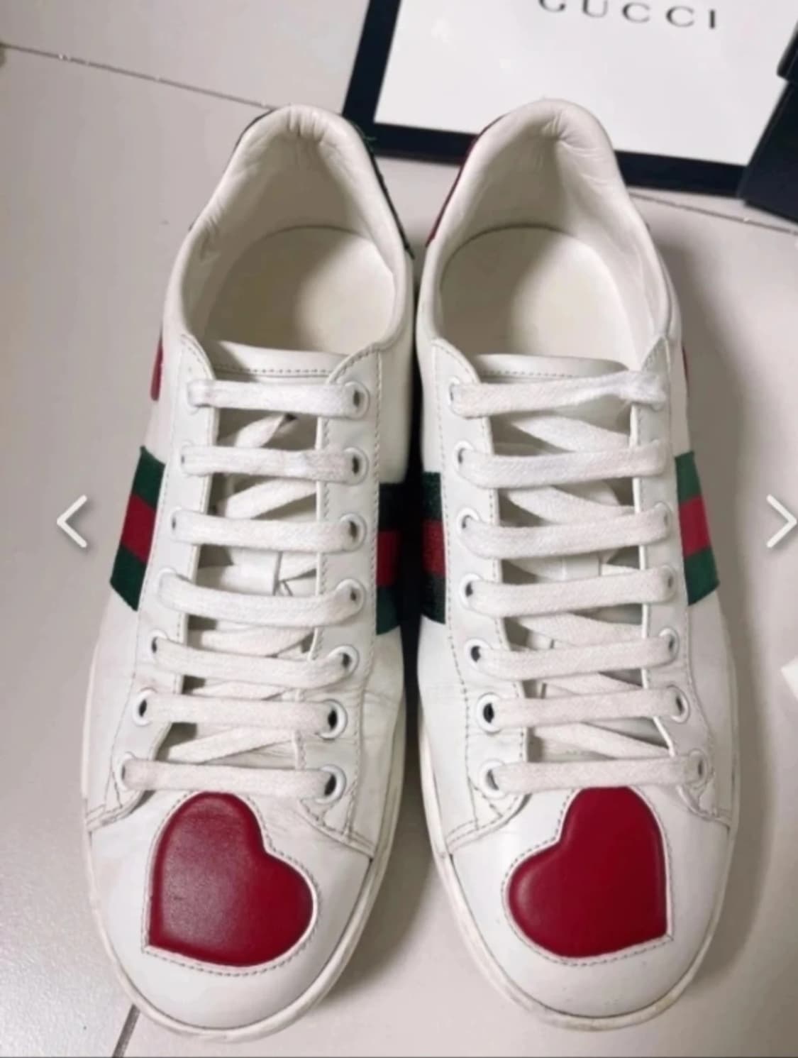 (정품)구찌 에이스 하트 스니커즈 36 상품이미지3
