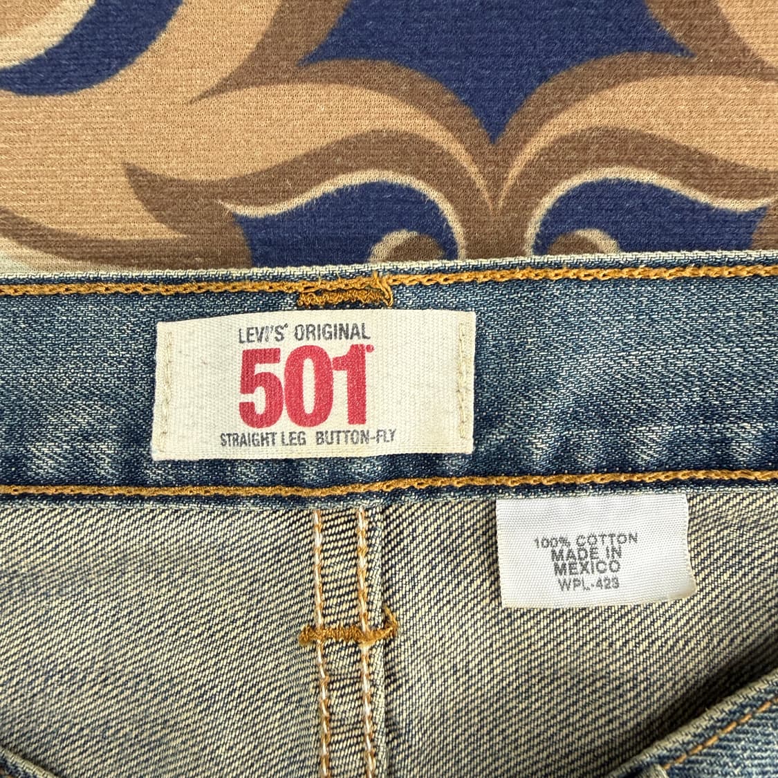 (34)00s리바이스 Levis501 워싱데님팬츠 상품이미지4