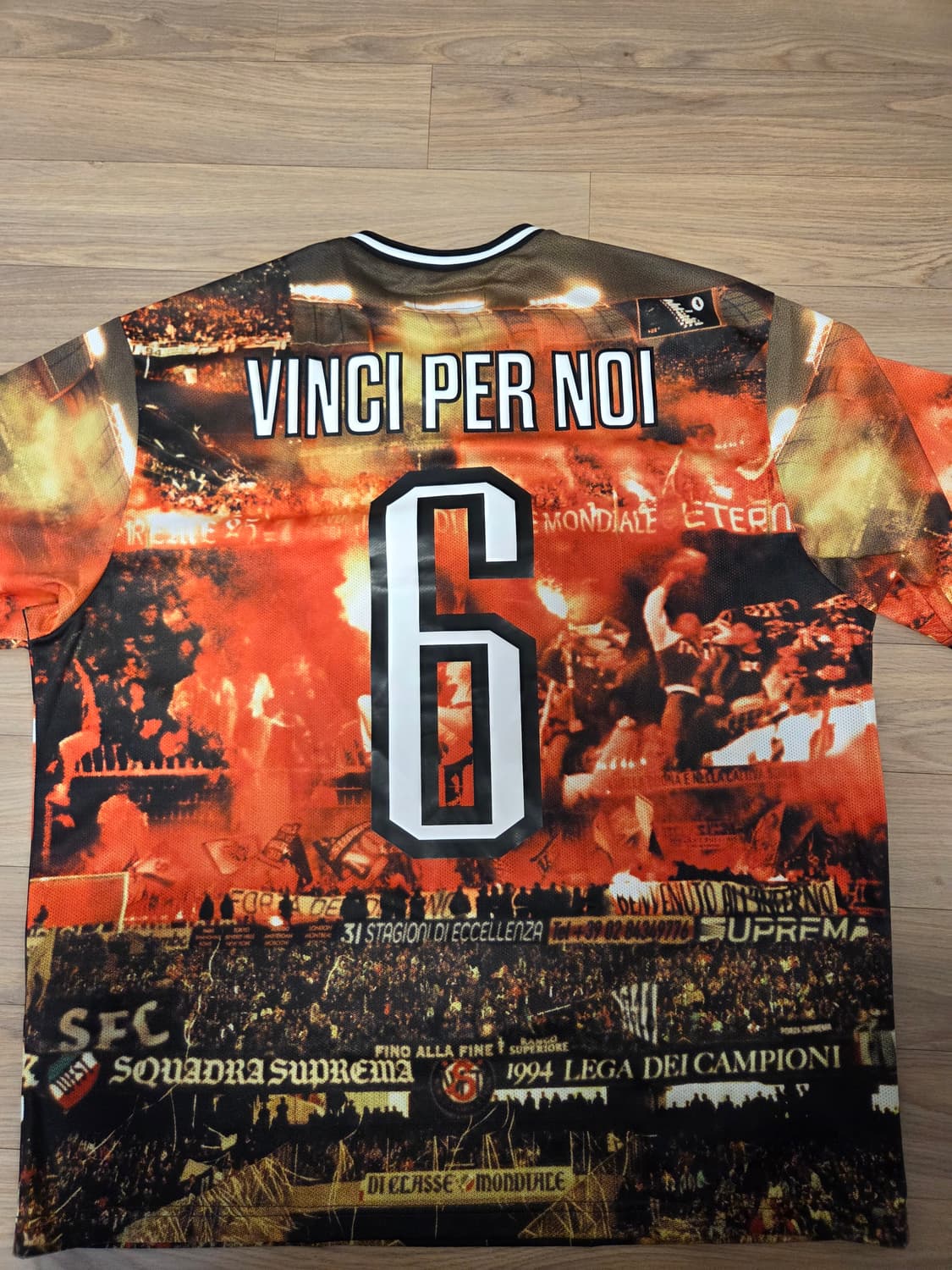 슈프림 빈치 페르 노이 사커 저지 멀티컬러 L 상품이미지4