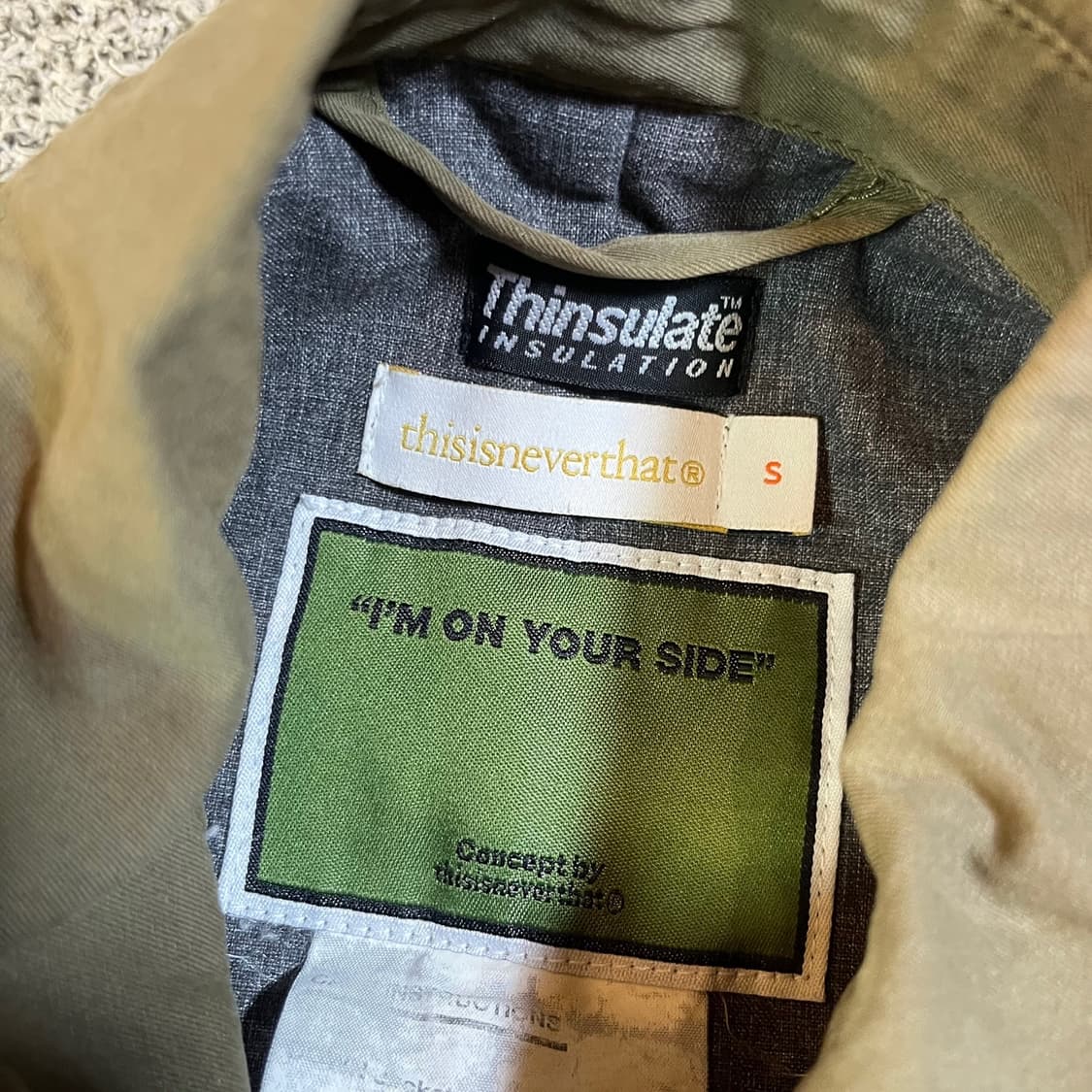 디스이즈네버댓 신슐레이트 야상 상품이미지5