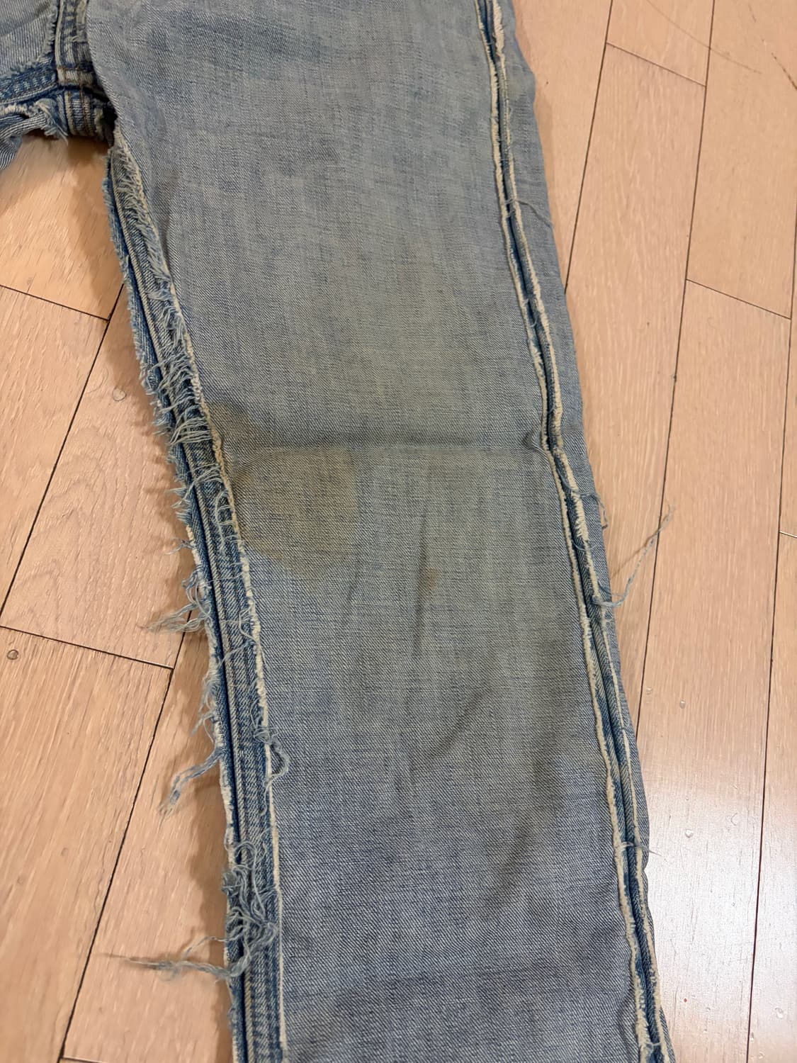 마르지엘라 x h&m 콜라보 리버스 데님 팬츠 32 상품이미지6