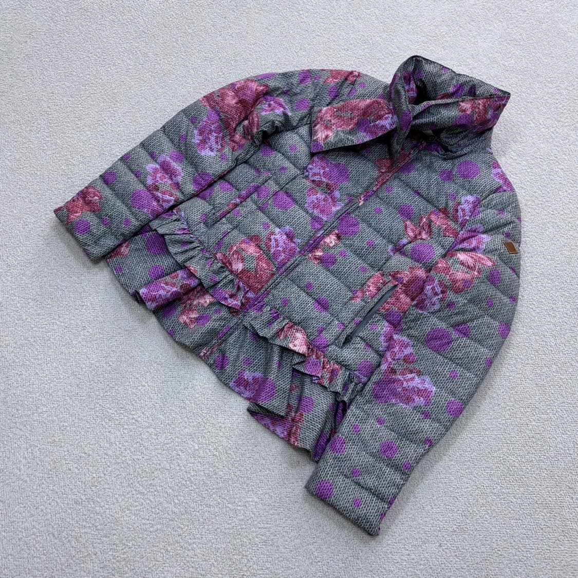 M 오일릴리 여성 플라워 패딩 자켓 0320E 상품이미지1