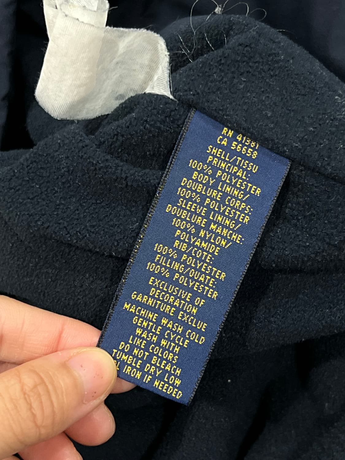 폴로랄프로렌 폴리쉘 블루종 자켓 네이비 상품이미지6