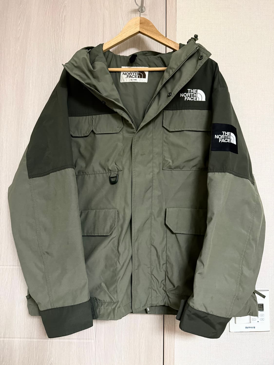 노스페이스 레인저 자켓 카키 바람막이 화이트라벨 상품이미지2