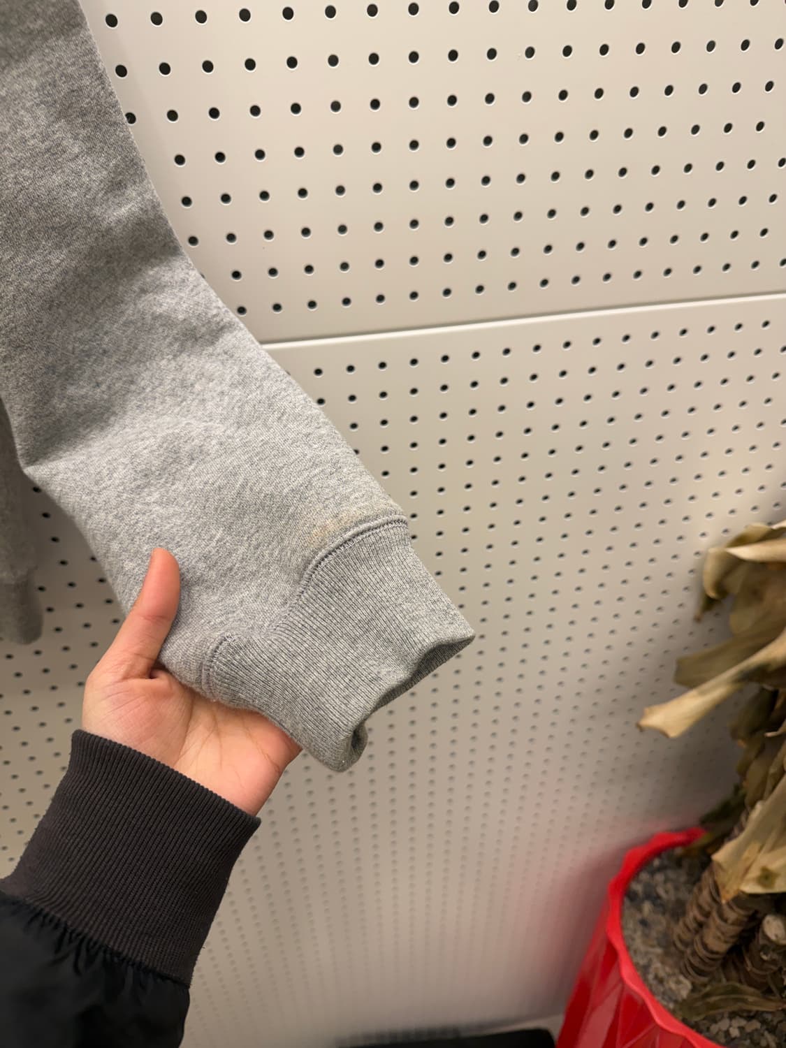 스투시 스몰 로고 그레이 후드티 U487 상품이미지4