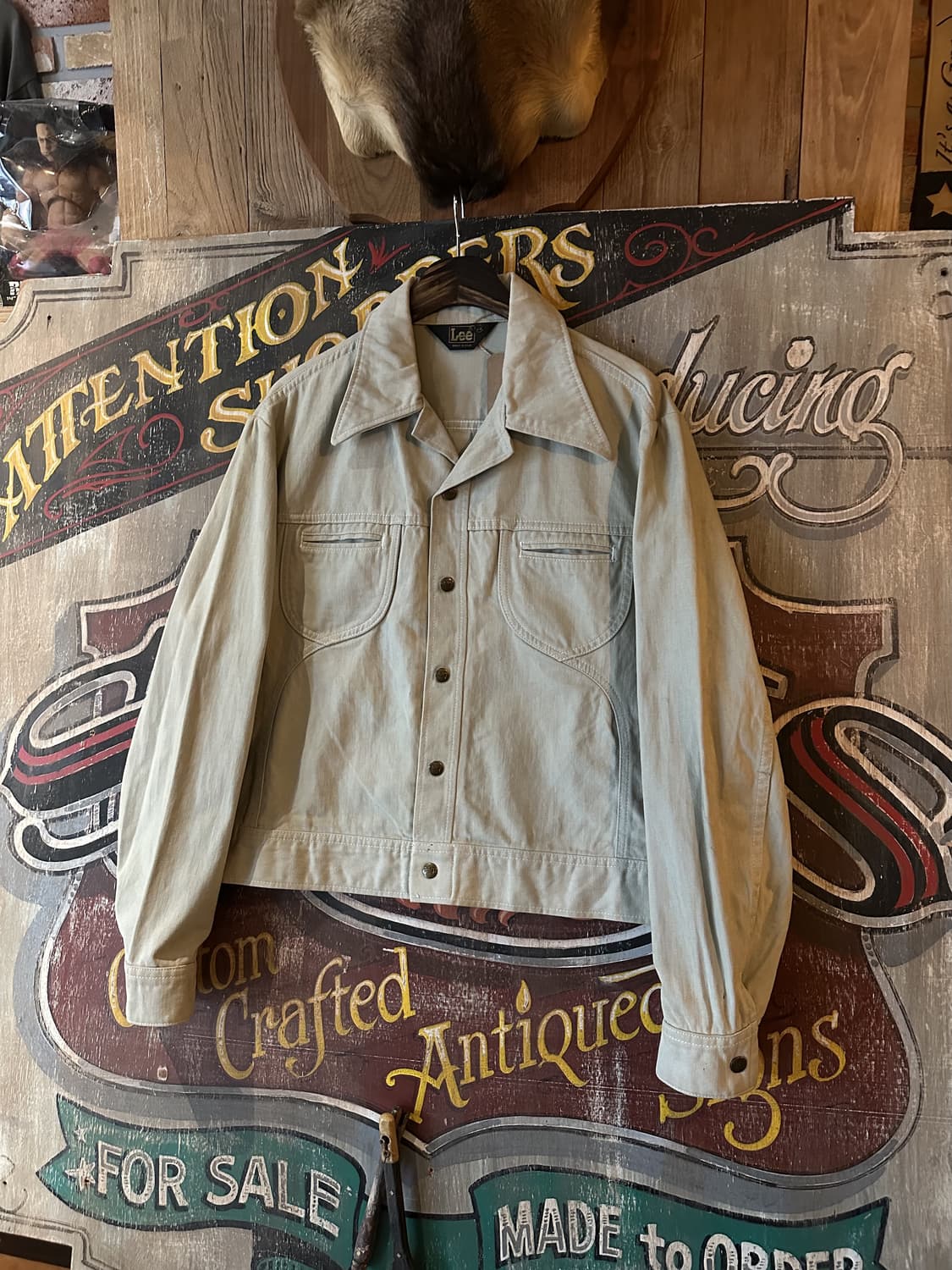 70s Vintage USA Lee Mole Skin Jacket 상품이미지2