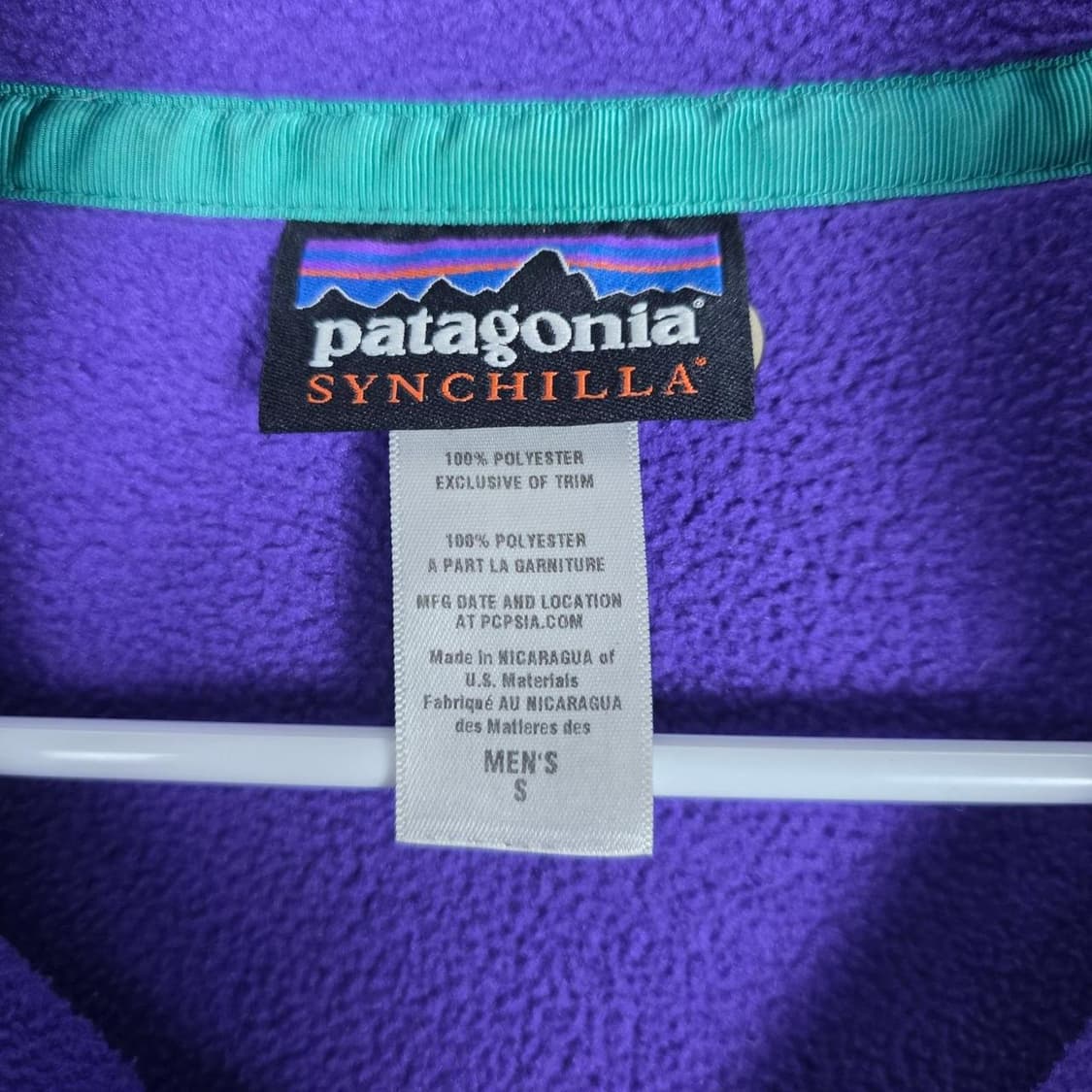 13FW 파타고니아 신칠라 스냅-T 퍼플/네이비 상품이미지3