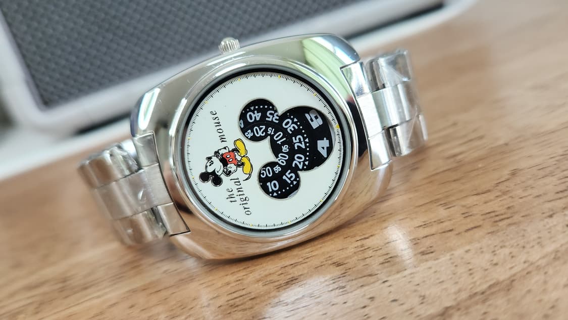 # 디즈니 미키 스핀 디스크 레어시계 급처 상품이미지4