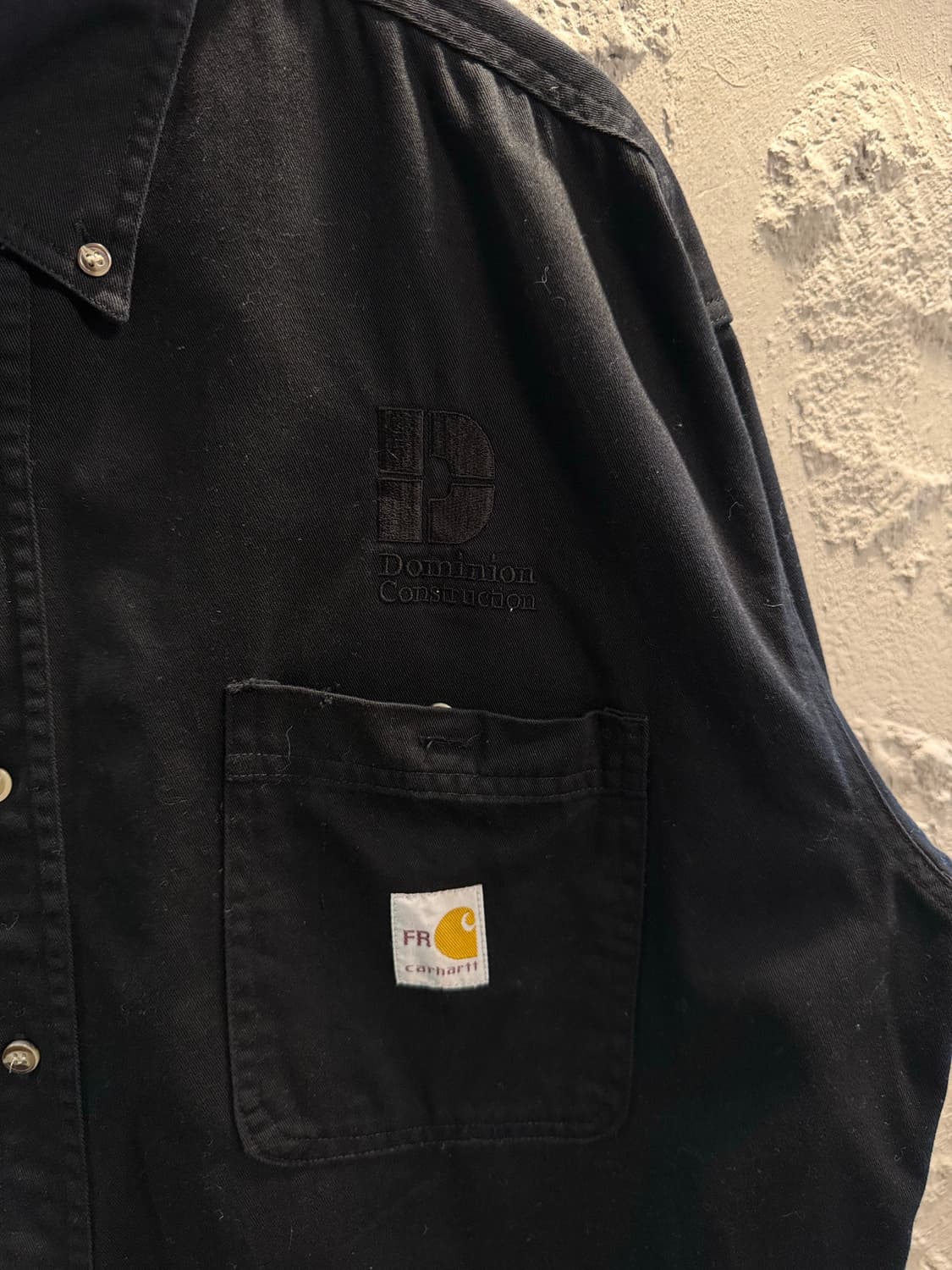 XL 칼하트 CARHARTT FR 워크 셔츠 블랙 상품이미지3