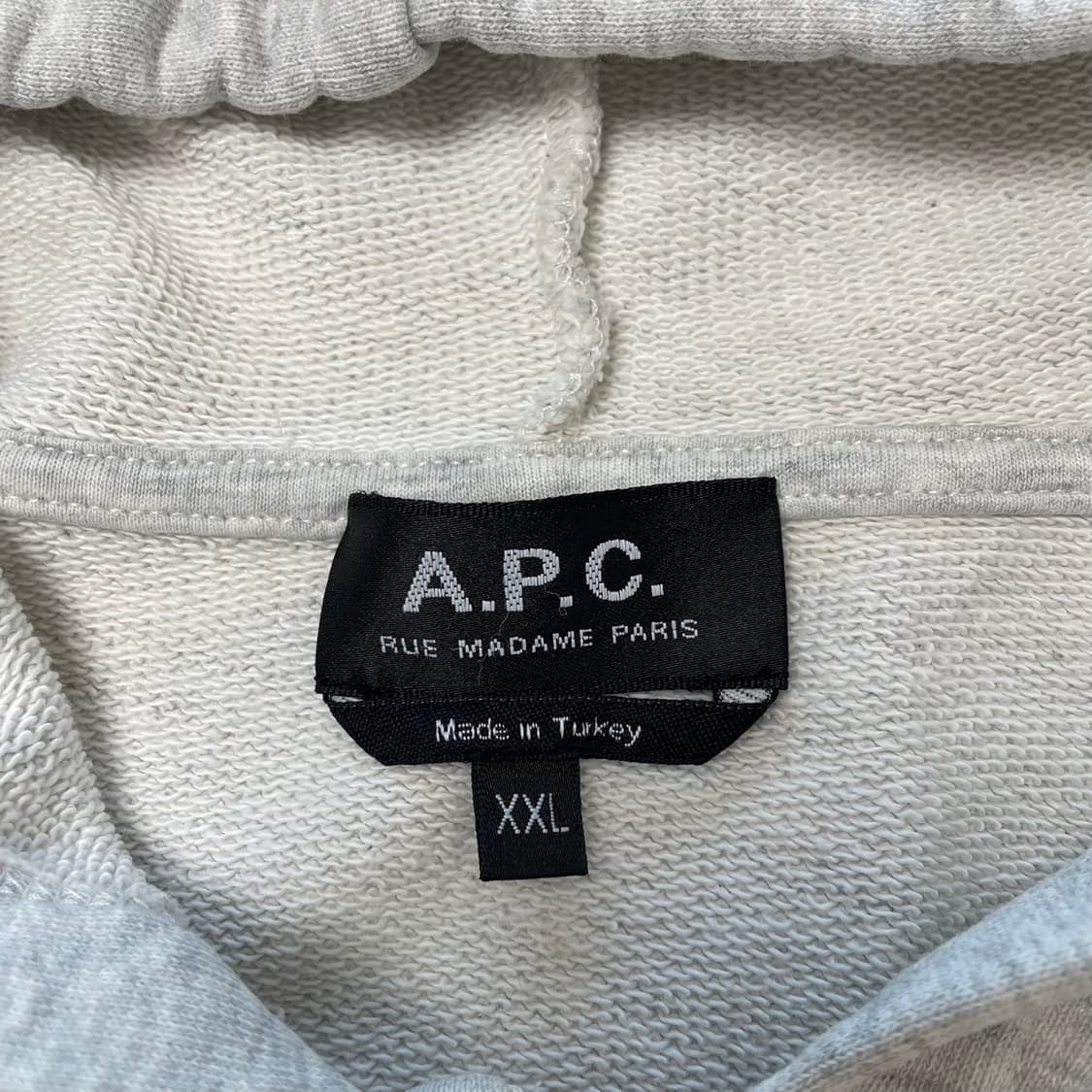 [XXL] APC 아페쎄 오렌지 로고 후드 집업 상품이미지9