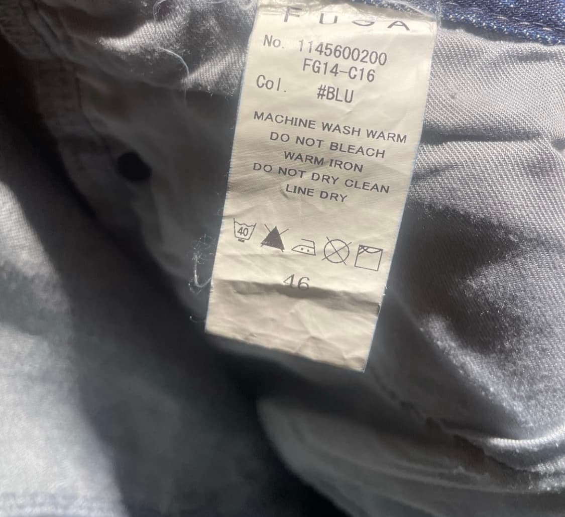 Gosta de fuga 더티 워싱 데님 디올진 상품이미지6