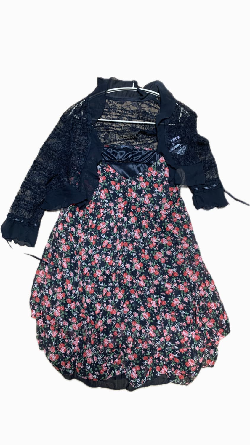 플라워 원피스&스팽글 볼레로 일괄 상품이미지1