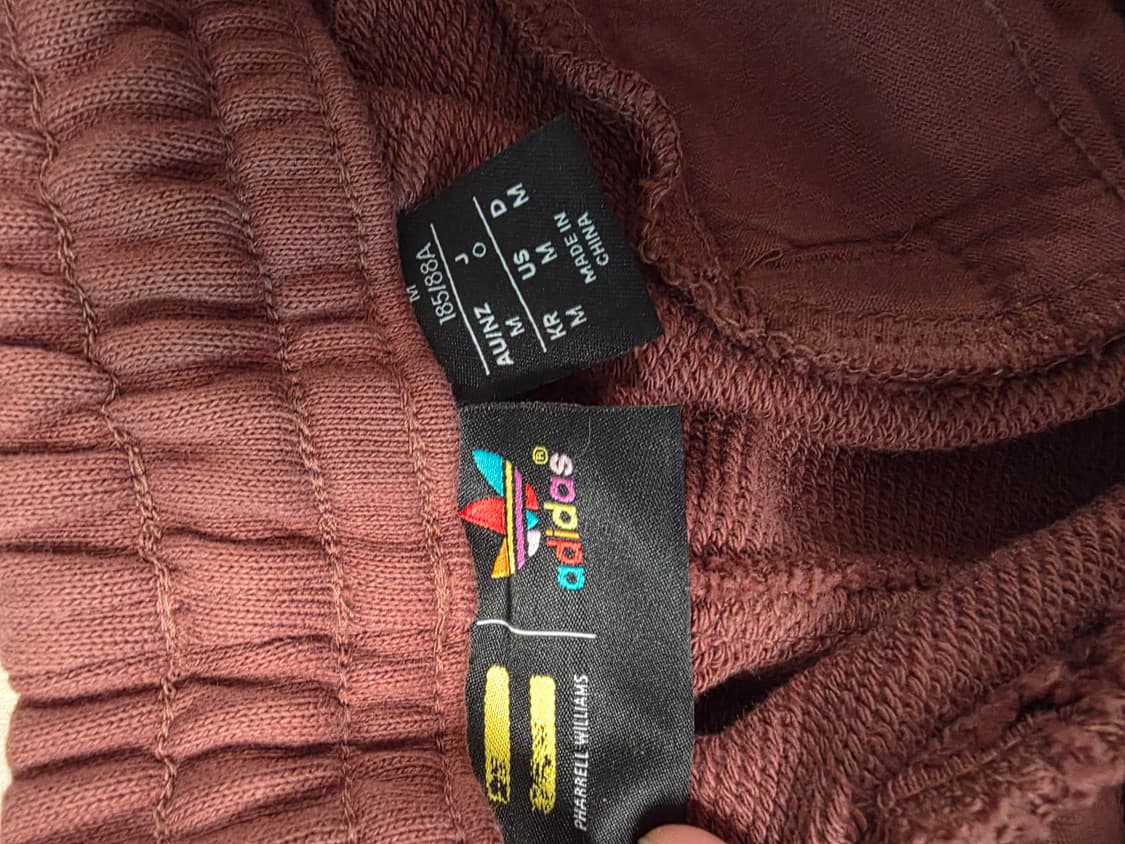 퍼렐 윌리엄스 아디다스 콜라보 휴먼레이스 후드 셋업 상의L 하의M 상품이미지3