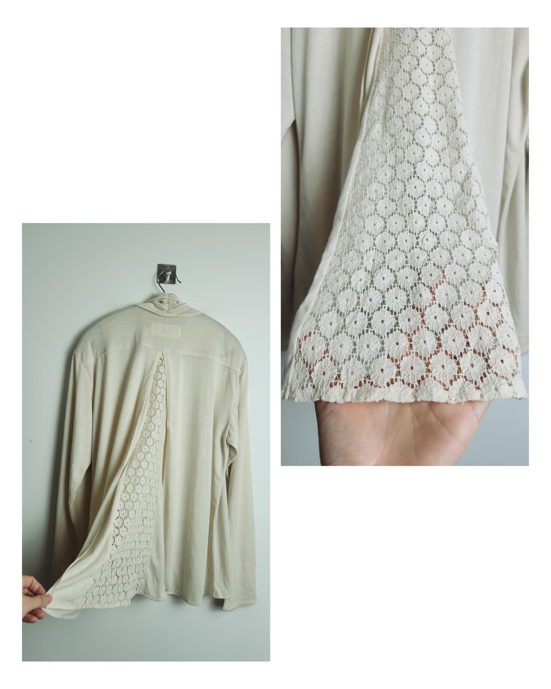 투버튼 레이스 롱 슬리브 상품이미지7