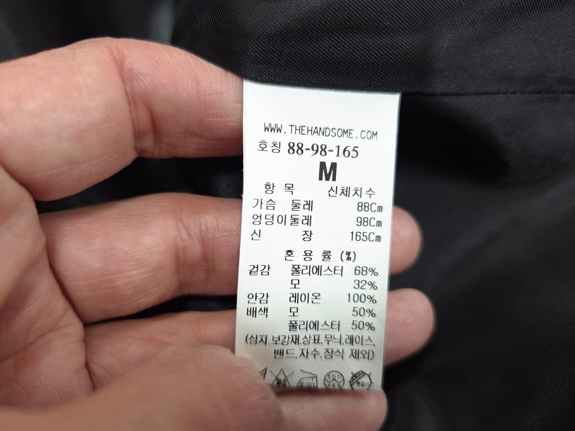 한섬 폼스튜디오(FOURM STUDIO) 금장버튼 피크드라펠 더블자켓 6 상품이미지8