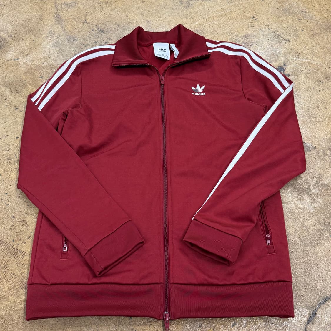 아디다스 버건디 투웨이 베켄바우어 져지 트랙탑 상품이미지2