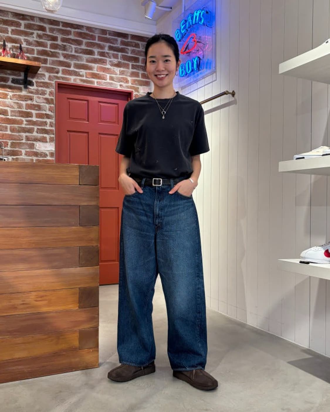 orSlow × BEAMS BOY Wide Fit Denim Pants 상품이미지4