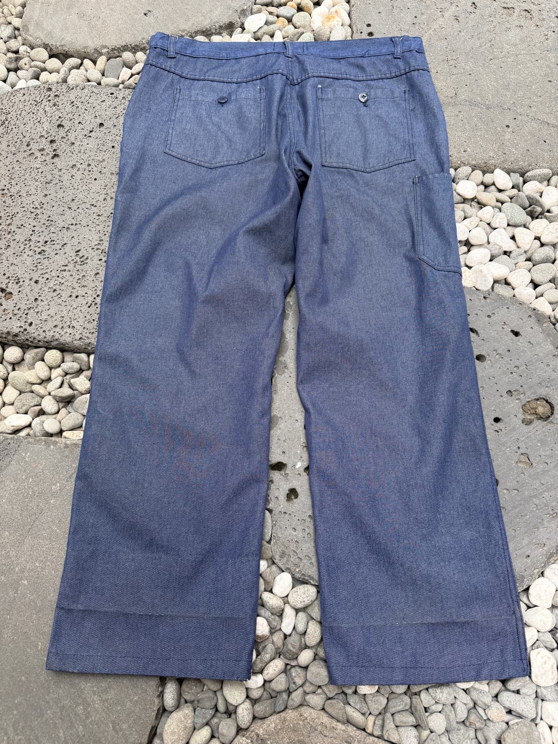 90s VINTAGE WASHED BARBE BLEUE 데님프렌치워크팬츠 상품이미지2