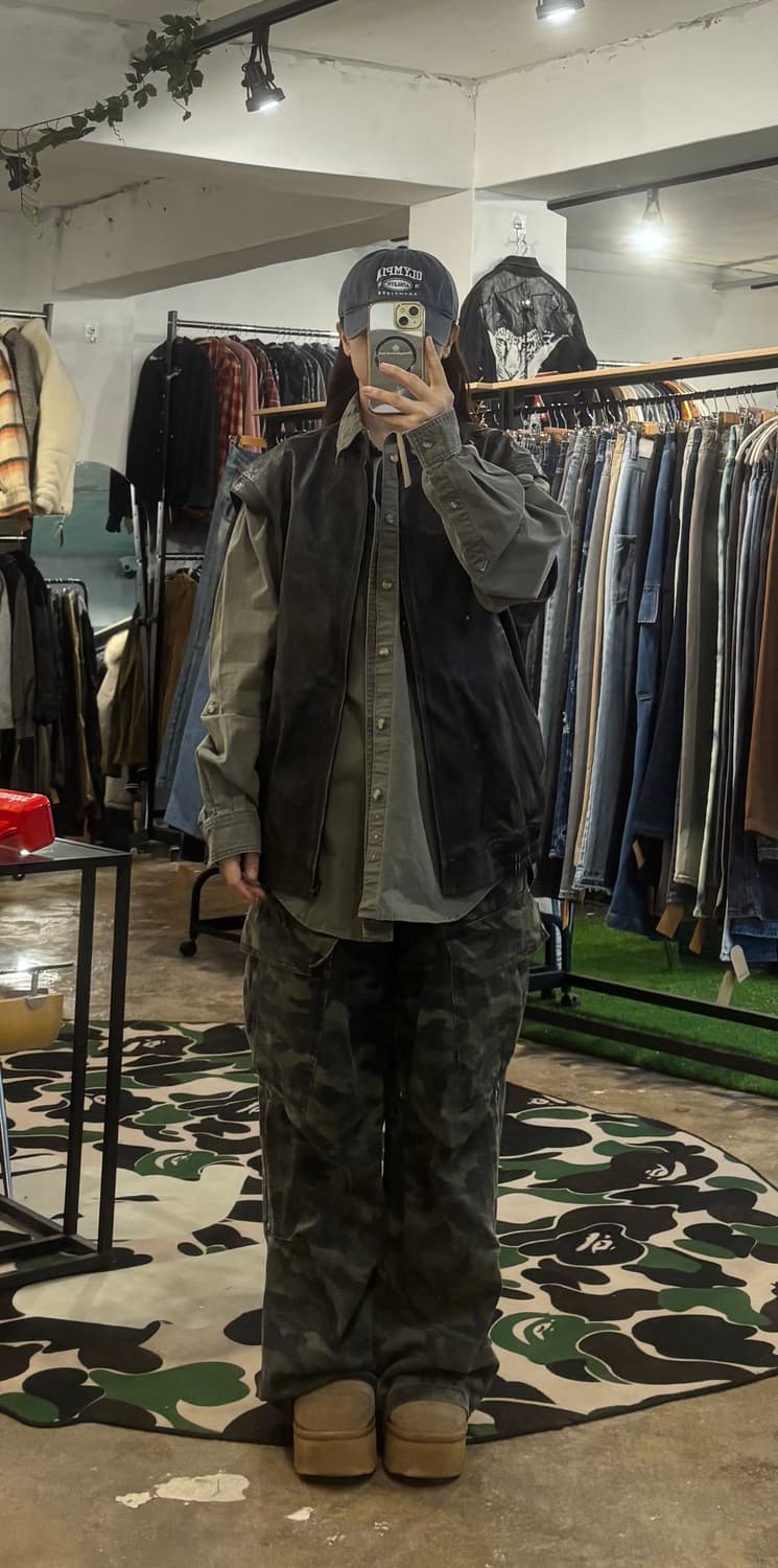 본바트(vonvat)가죽 조끼 상품이미지9