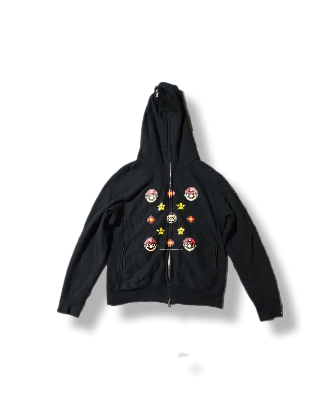 2008베이프x닌텐도 마리오 투 마일로 풀집업 후드 S 상품이미지1