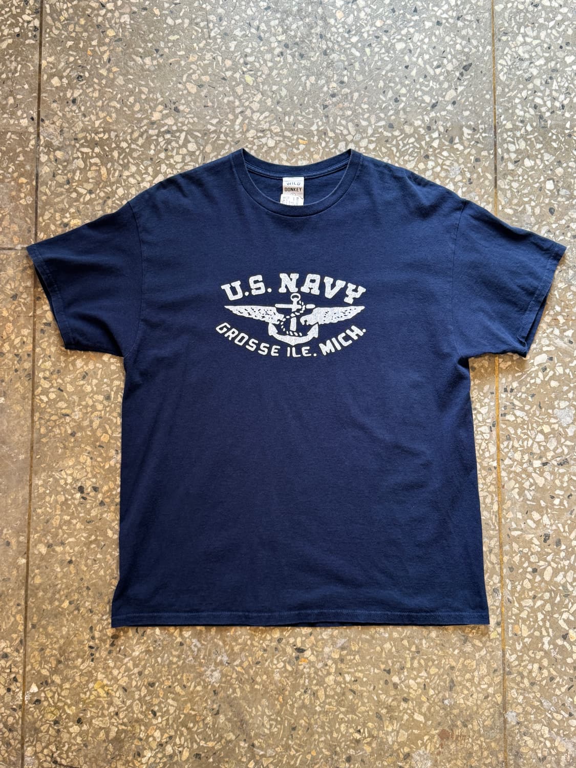 와일드동키 U.S.NAVY 반팔 티셔츠(HT7) 상품이미지1