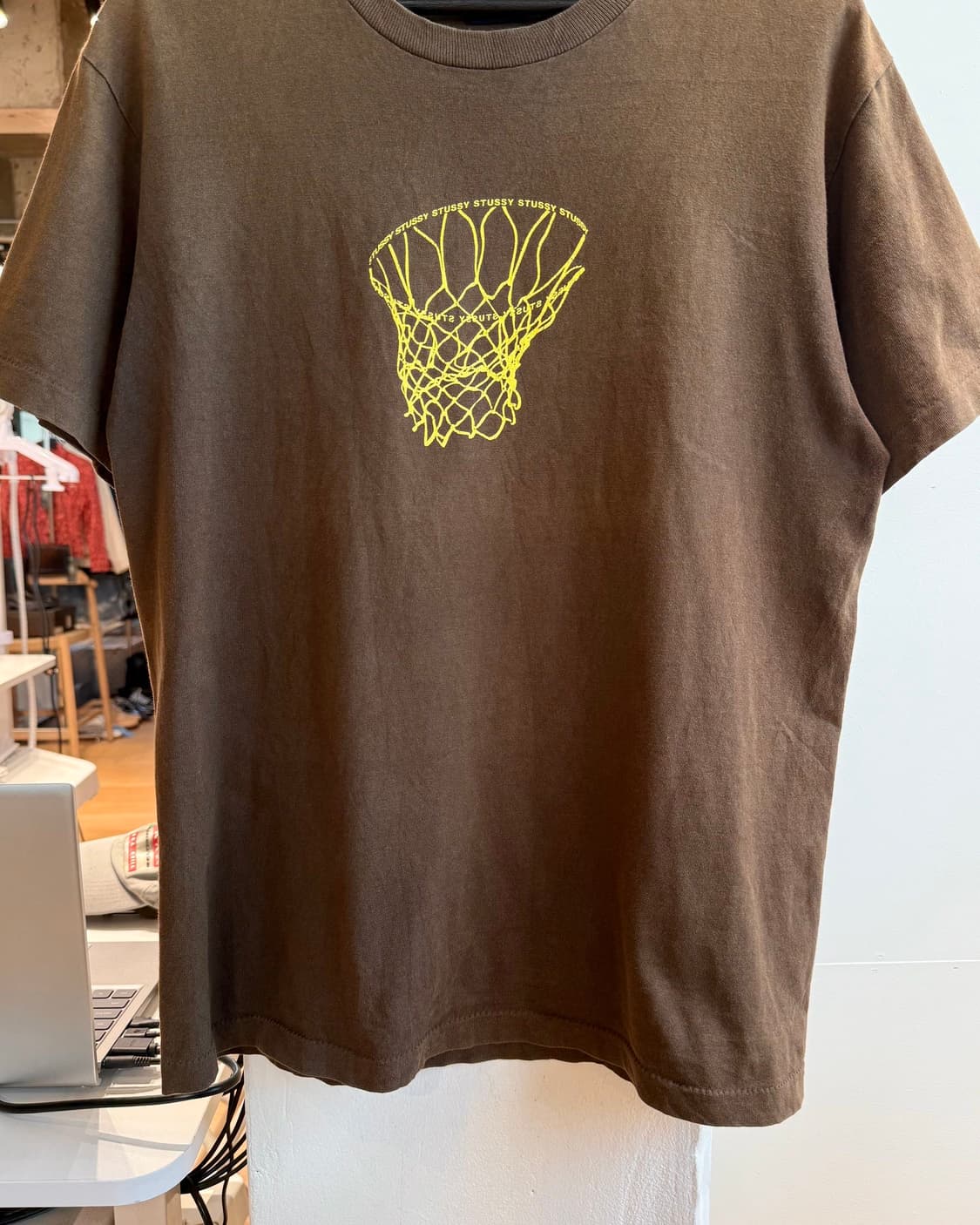 스투시 브라운 베스킷볼 림 그래픽 하프티  상품이미지6