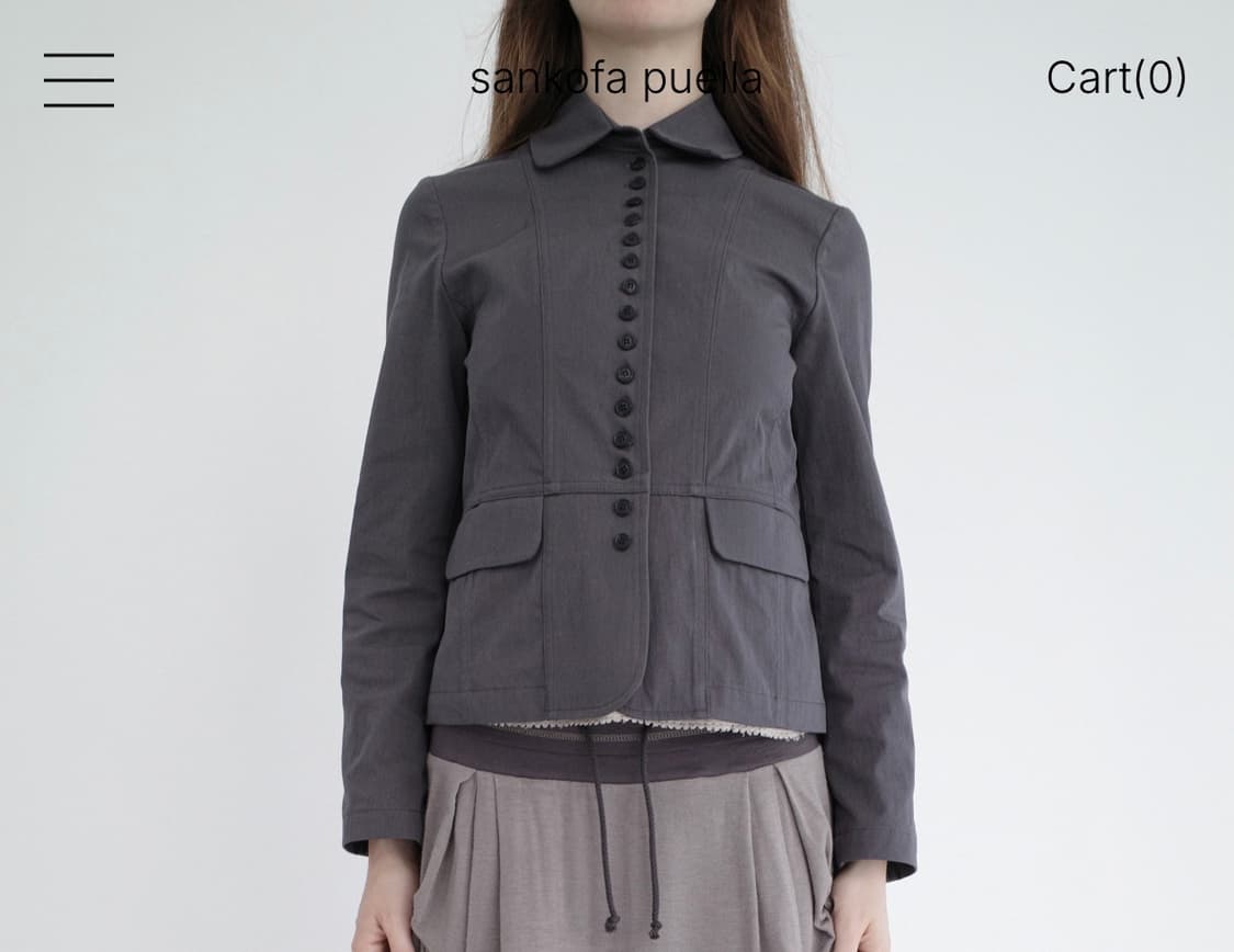 (구함) 산코파 퓨엘라 멀티 버튼 자켓 차콜 구해용 상품이미지1