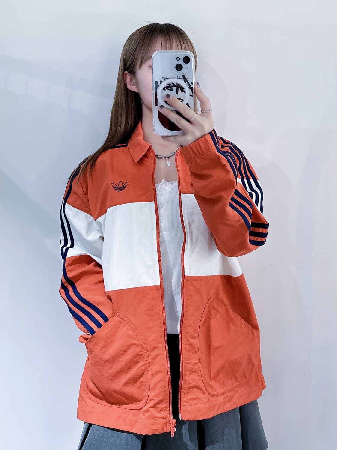 아디다스 오렌지 자켓 상품이미지2