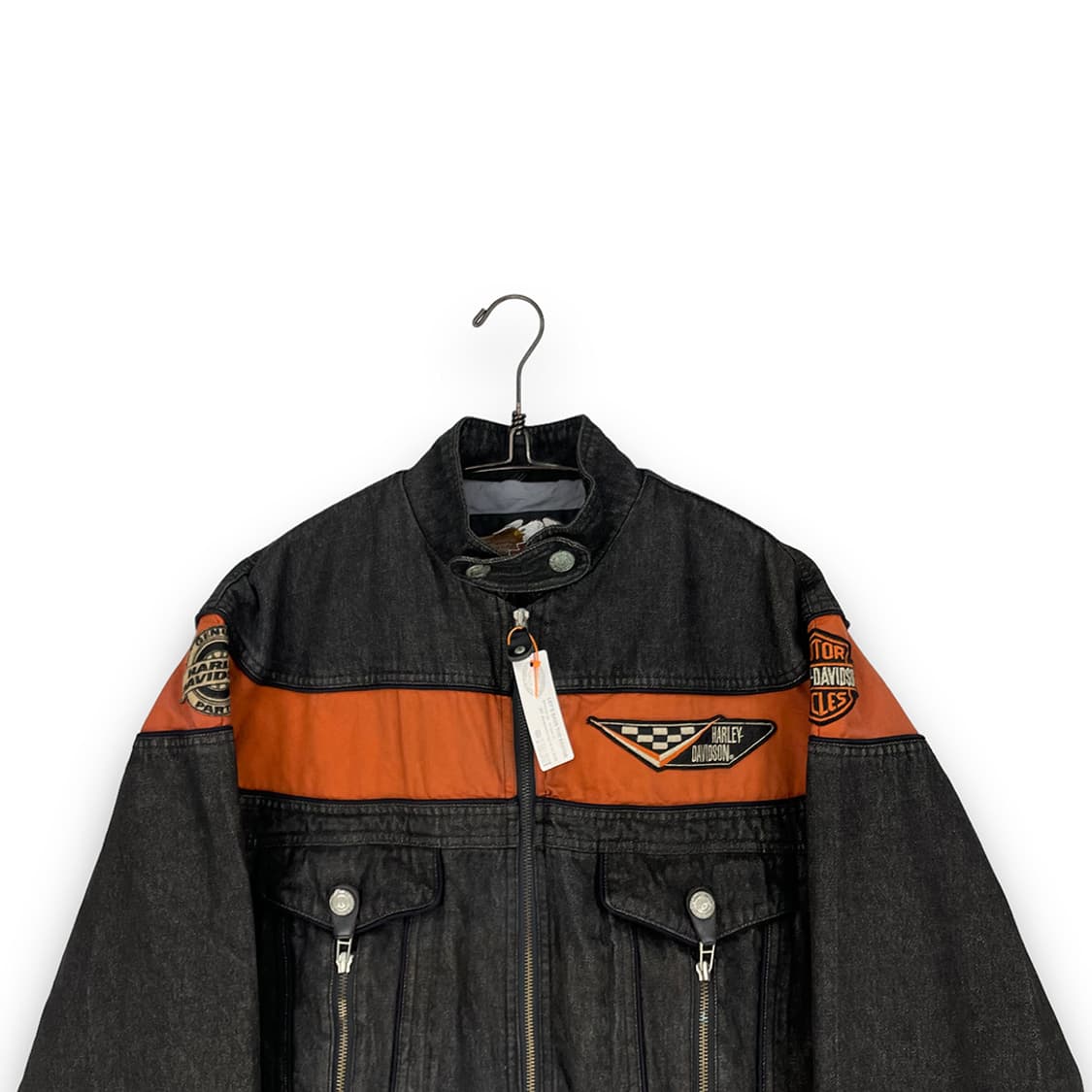 할리데이비슨 로고 패치 트러커 데님 자켓 상품이미지3