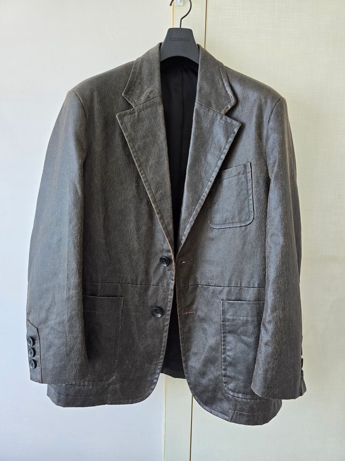 일꼬르소 빈티지 레더 자켓 새상품 상품이미지1