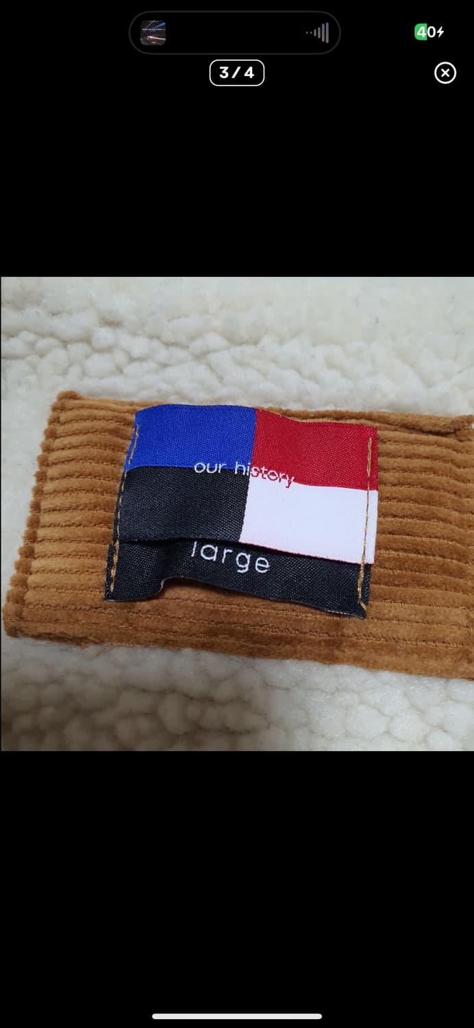 (바배) 아워히스토리 코듀로이 양털 자켓 상품이미지3