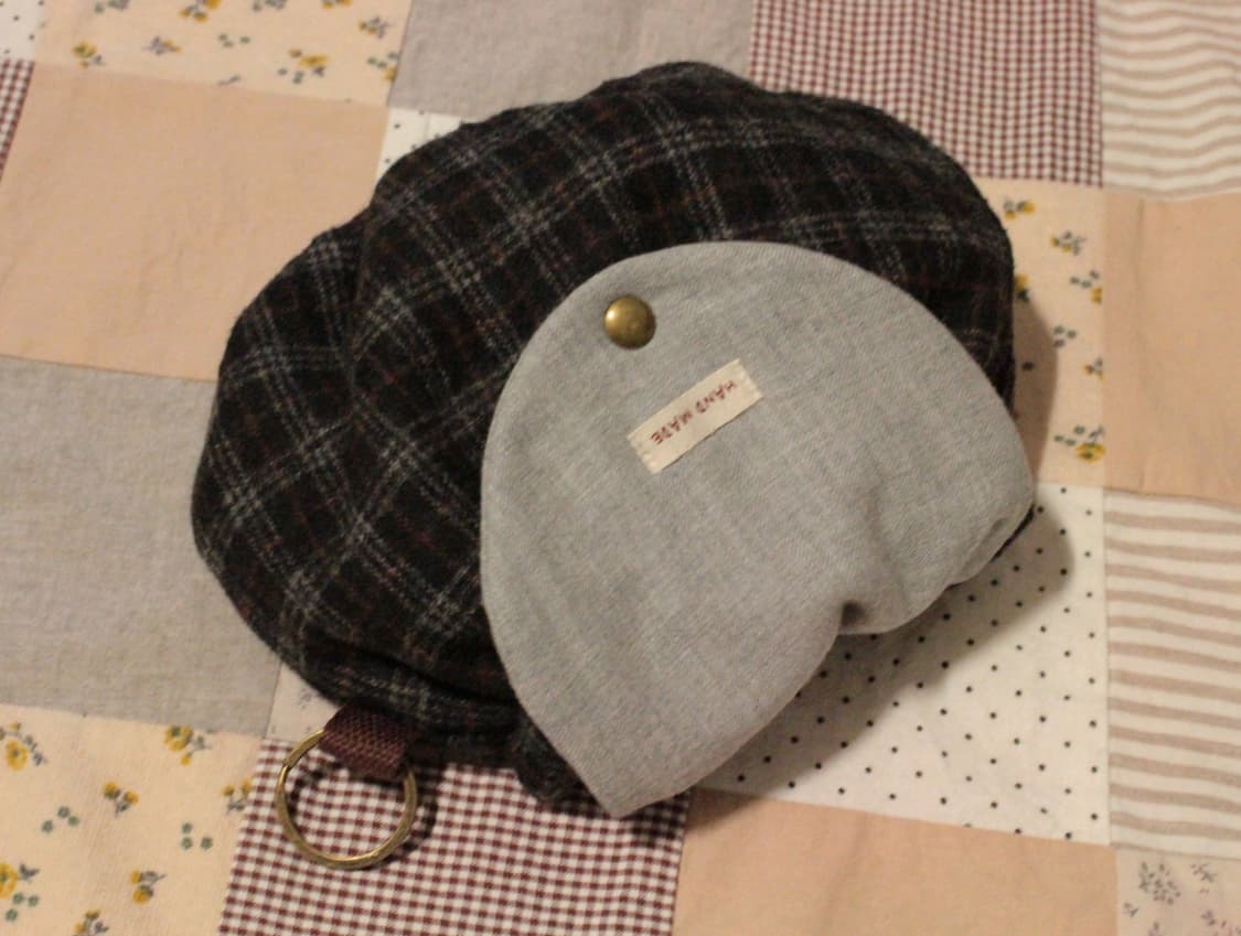 핸드메이드 빈티지 업사이클링 밴딩 파우치 상품이미지1