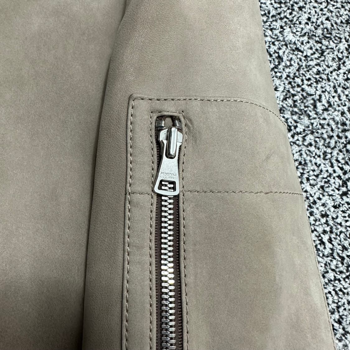 빈폴 컬렉션 양가죽 스웨이드 블루종 자켓 상품이미지4