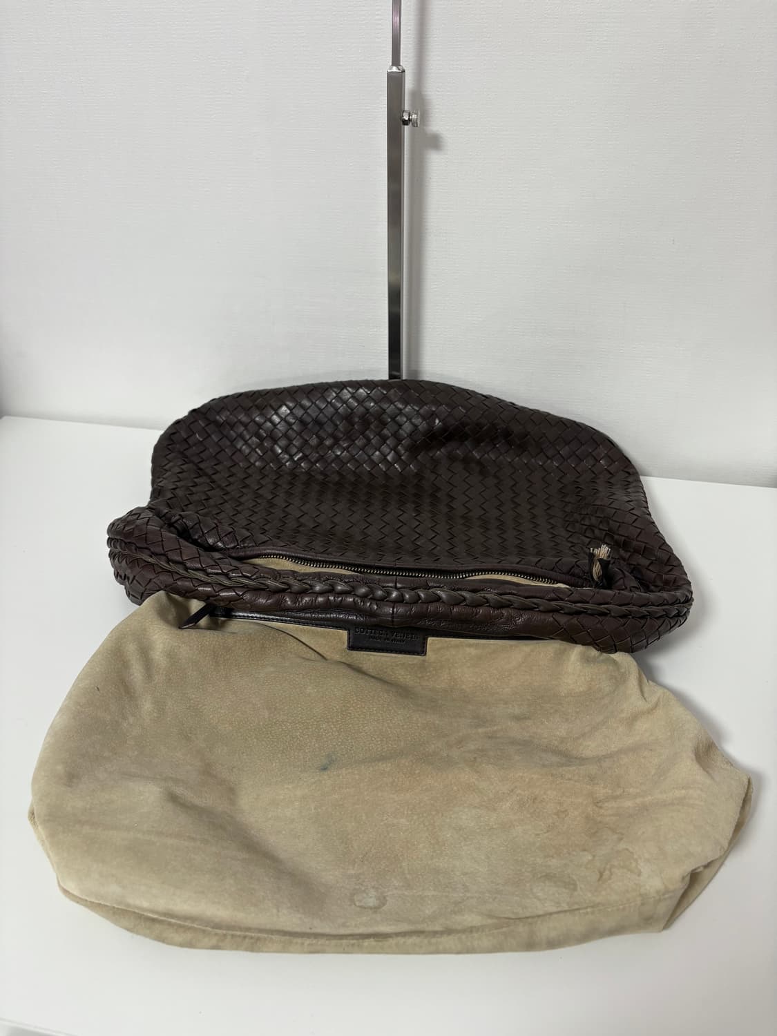 보테가베네타 호보 미디움 브라운 상품이미지10