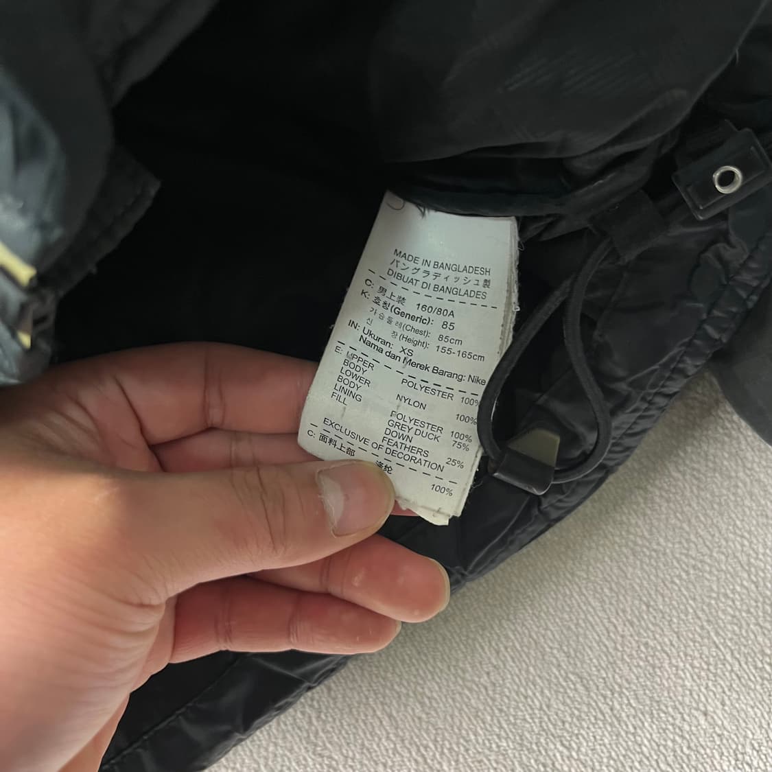 95 나이키x 유벤투스 구스다운 패딩 상품이미지6