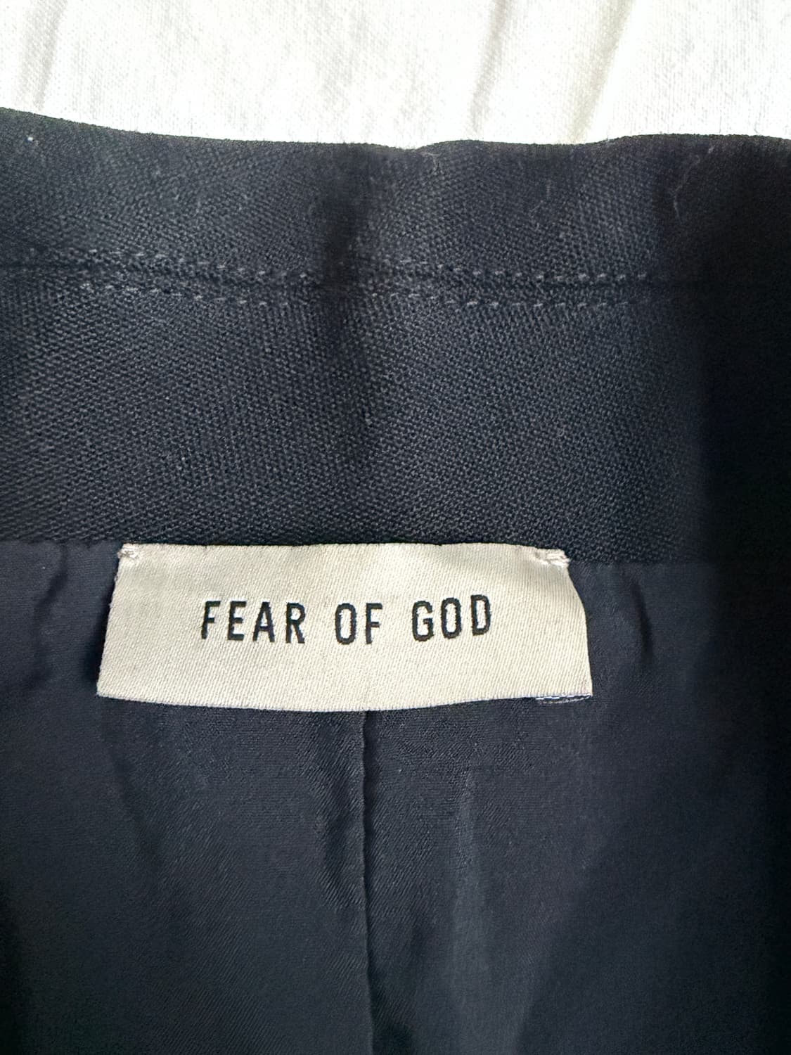 피어오브갓 8th 울 개버딘 크롭 블레이저 자켓 fear of god 상품이미지3