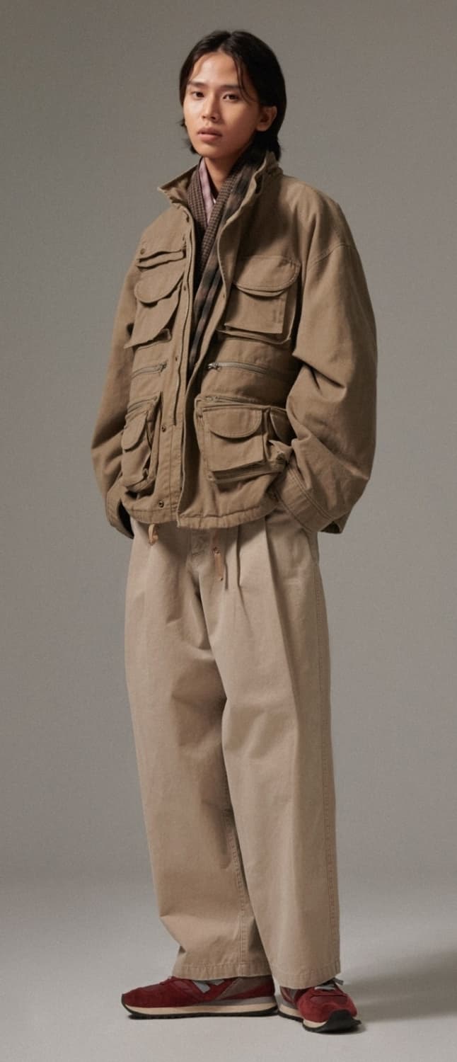 [3] 퍼렌 유틸리티 피싱 자켓 베이지 상품이미지2