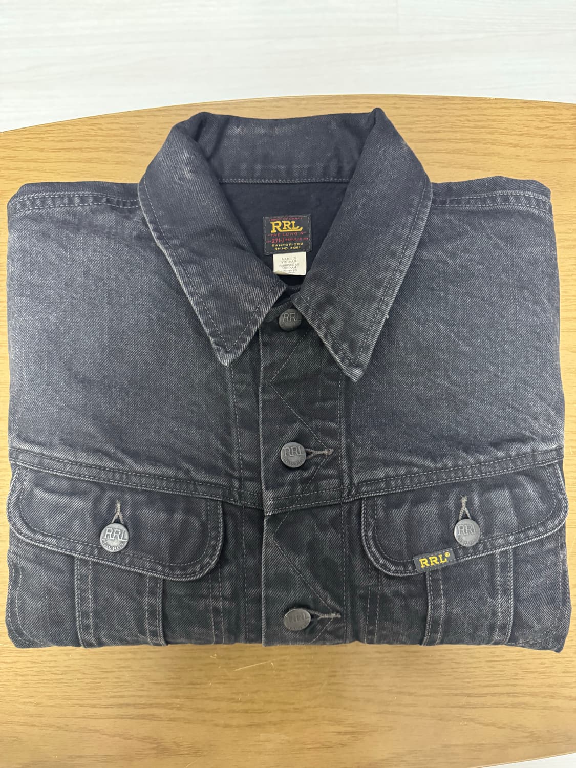RRL lot 271 블랙 M 상품이미지1
