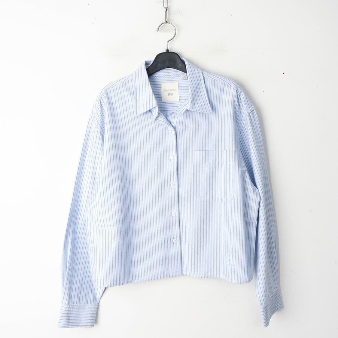 66/유니클로 JW앤더슨 옥스포드 스트라이프 박시셔츠 상품이미지1