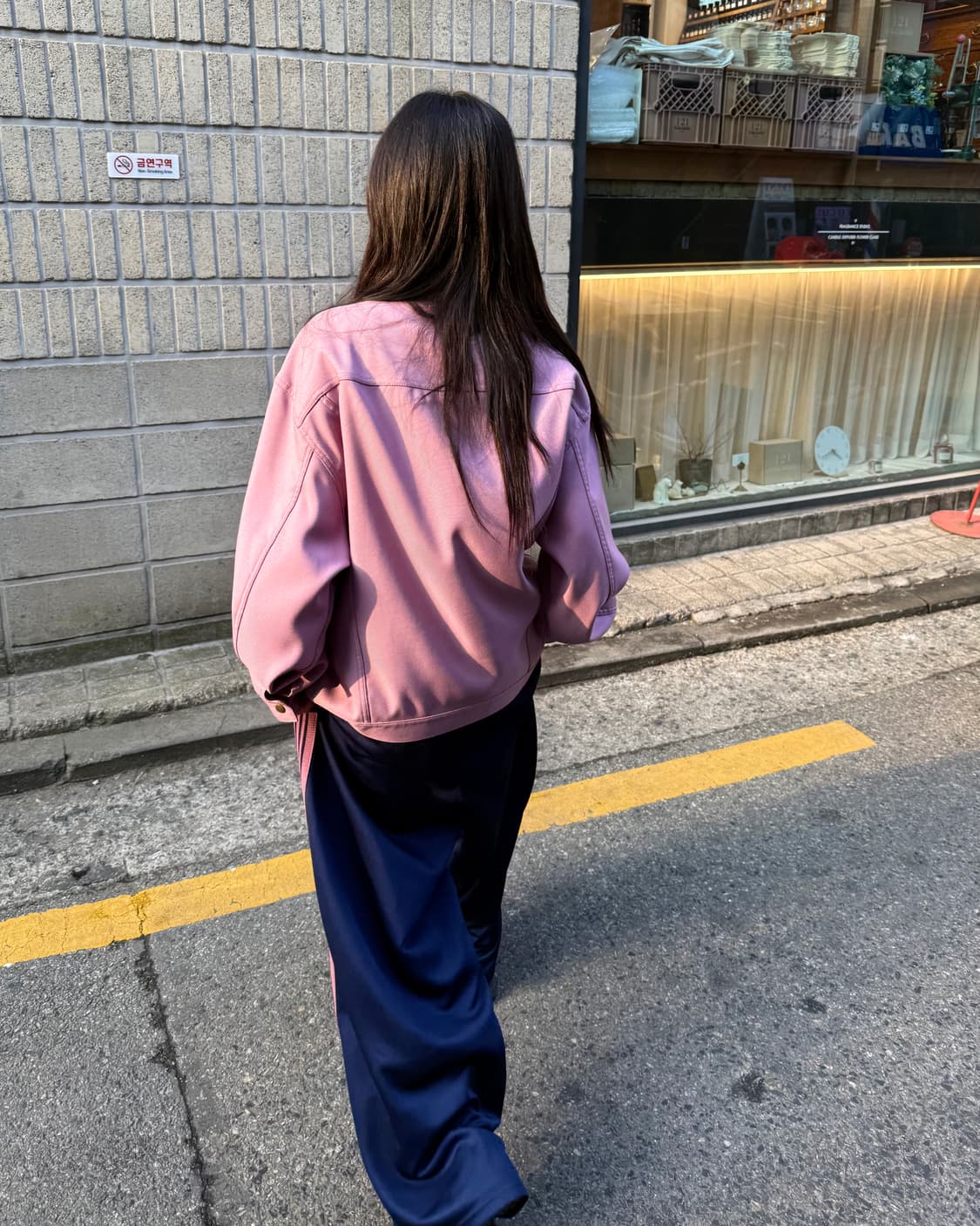 니들스 핑크&네이비 HD 트랙팬츠 상품이미지5