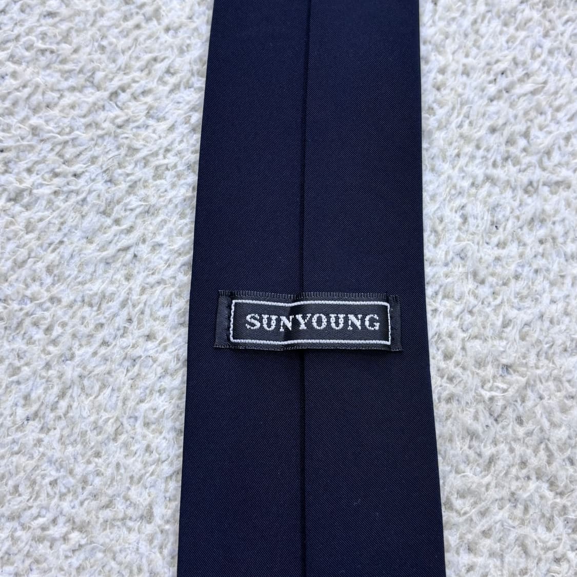F 선영 네이비 컬러 넥타이 0420E 상품이미지3