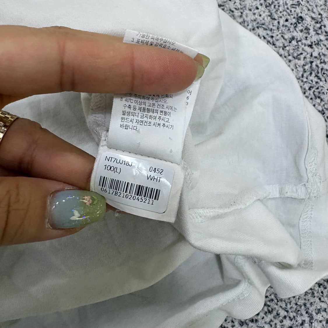 L/100 노스페이스 반팔 티셔츠 0615J2 상품이미지6