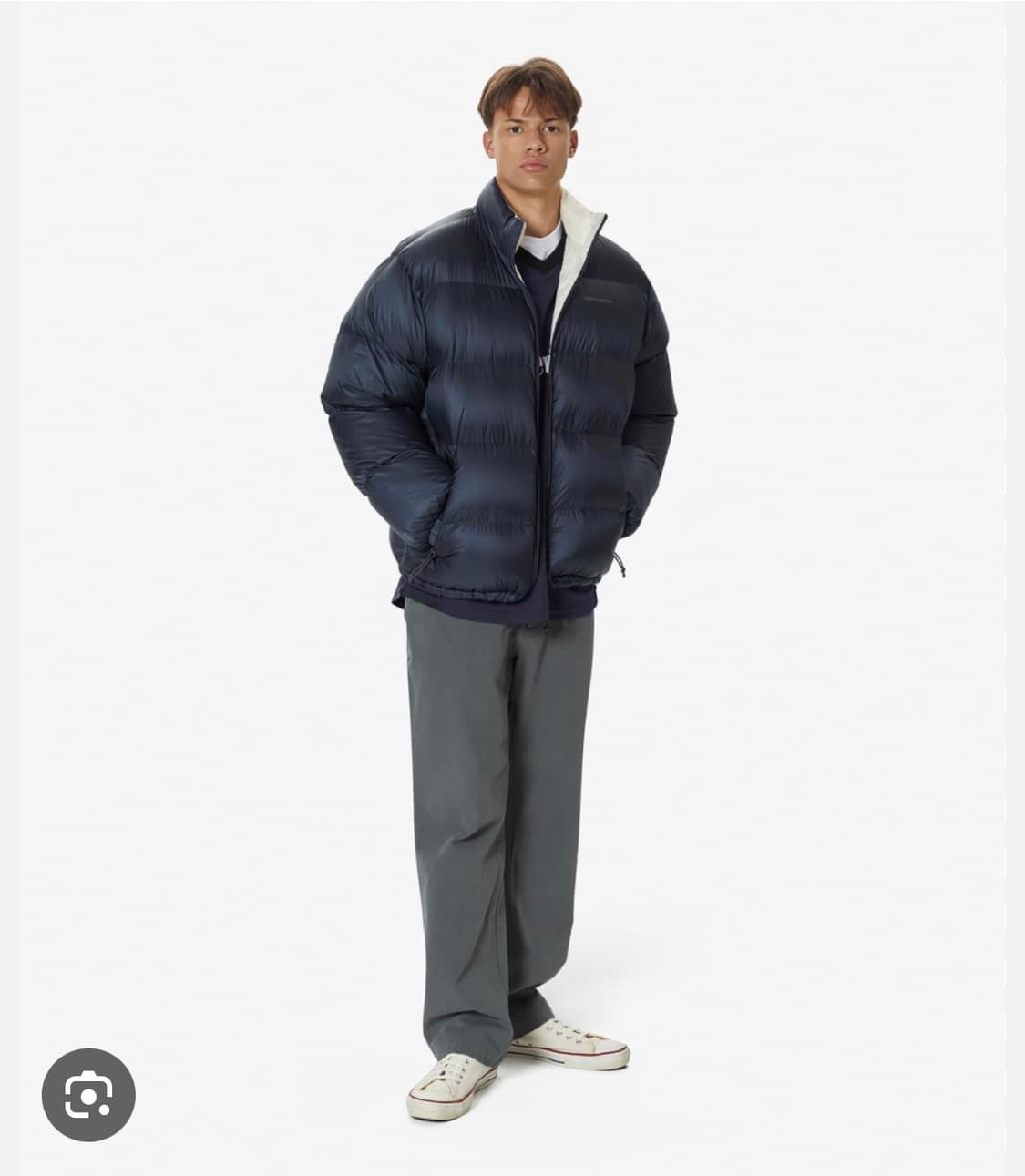 디스이즈네버댓 퍼텍스 리버시블 T 다운 자켓 네이비 L 사이즈 상품이미지1