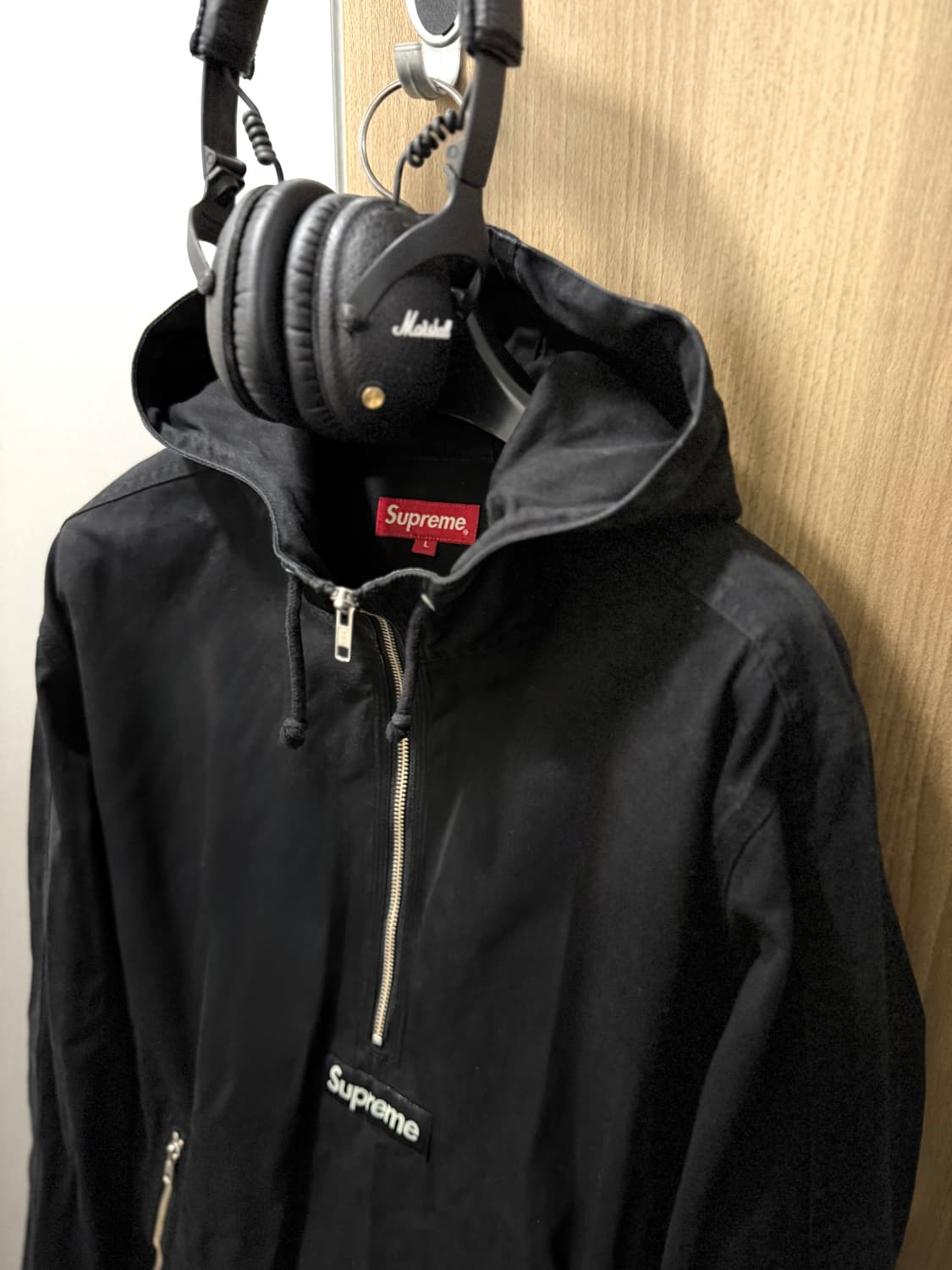 슈프림 [정품] 박스로고 (시세 80만) 후드집업 아노락 워크자켓 L 상품이미지4