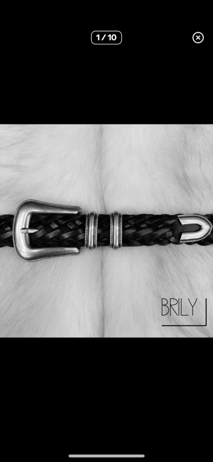 빈티지 이태리 가죽 꽈배기 가죽 벨트 상품이미지1