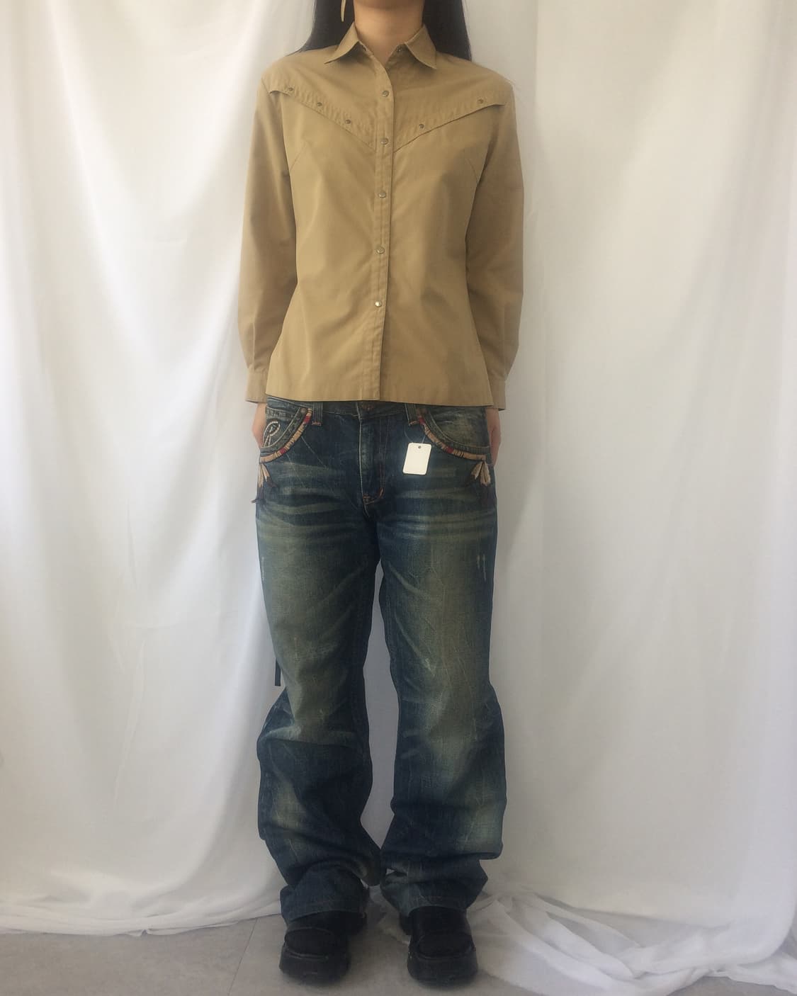 Stud point western mood jacket 상품이미지1