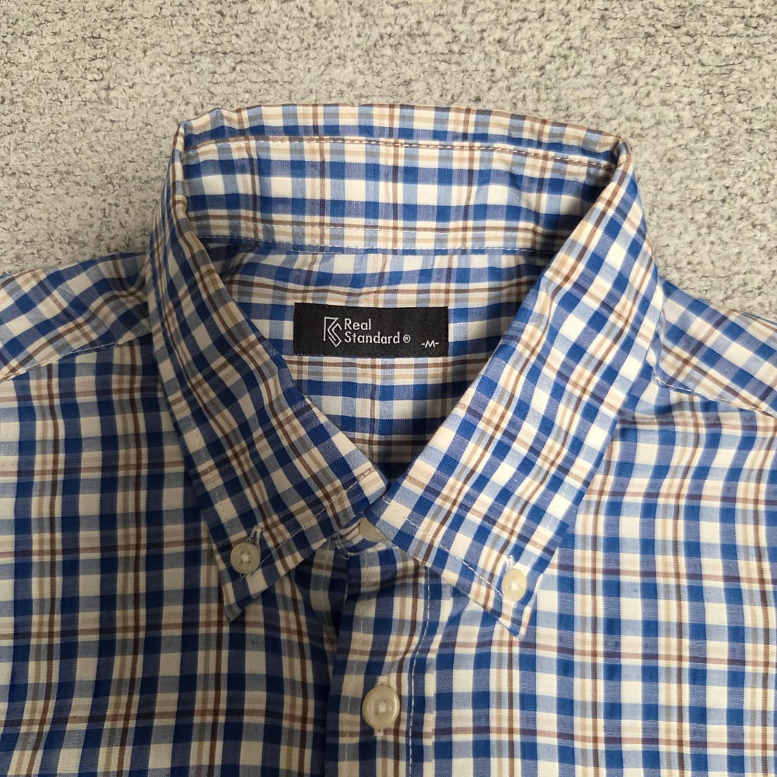 Real Standard 일본 체크 셔츠 L(100) 상품이미지4